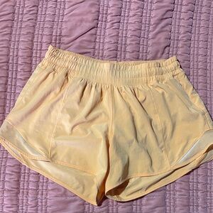 Lulu Lemon Orange Women's Athletic Shorts